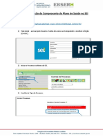 Tutorial - Inclusão Do Comprovante Do Plano de Saúde No SEI PDF