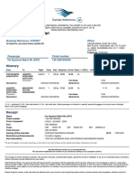 Your Electronic Ticket Receipt