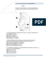 Preparação Examae Nacional Geografia Bacias Hidrigraficas Recursos Hidricos