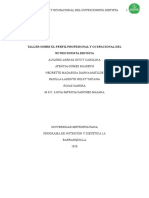 Perfil Nutricionista Dietista. 1a Colombia