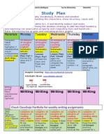 Study Plan March 30-April 3