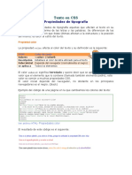 Propiedades Texto en CSS 