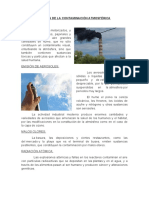 Causas de La Contaminación Atmosférica