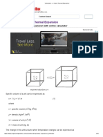 Volumetric - or Cubic Thermal Expansion