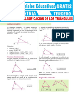 Propiedades y Clasificación de Los Triángulos para Tercer Grado de Secundaria PDF