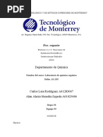 Laboratorio de Química Orgánica - Prácticas 11 y 12