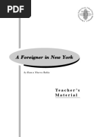 A Foreigner in NewYork Solutions PDF