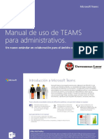 Manual para Administrativos Microsoft Teams PDF