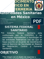 EXPOSICION 8 - Autoridades Sanitarias en México