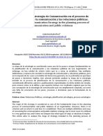 Paul Capriotti. La Etapa de La Estrategia de Comunicación