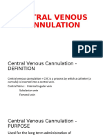 CV Cannulation