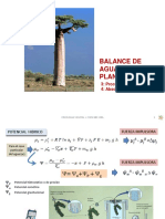 BALANCE Hídrico de La Planta