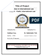 Treaties in International Law