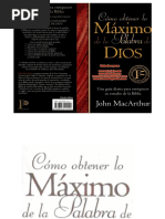 Como Obtener Lo Maximo de La Pa - John Macarthur PDF