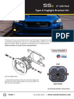 SS3 Type A Bracket Mounting Guide PDF