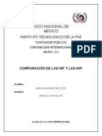 Comparación NIF e IFRS