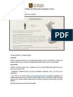 Ficha de Trabajo de Formación Ciudadana y Cívica Segundo