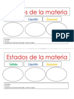 Muestrario Estados de La Materia