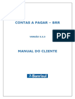 Manual Do Aplicativo Contas A Pagar BRR para Clientes