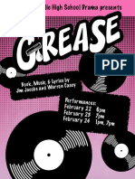 CCHS Drama - Grease Program