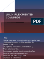 File Oriented Commands in Linux