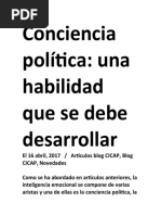 Conciencia Política