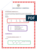 Conceptos Basicos de Progresiones Aritméticas y Geométricas Ccesa007