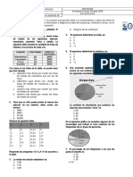 Examen Bimestral 9 ESTADISTICA