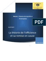 10-Rapport Sur L'efficience-Des-Marchés