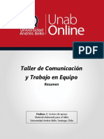 Taller de Comunicacion y Trabajo en Equipo PDF