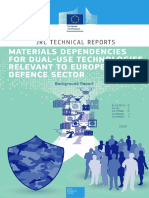 Materials Dependencies For Dual Use Technologies Background Report