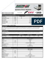 30 kVA Specification Sheet