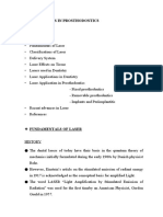 Lasers in Prosthodontics