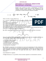 Esterificação, Hidrólise de Ester, Transesterificação e Saponificação