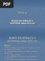 Ruido en Señales y Sistemas Analógicos