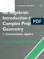 (Cambridge Studies in Advanced Mathematics) Christian Peskine-An Algebraic Introduction To Complex Projective Geometry - Commutative Algebra-Cambridge University Press (2009)