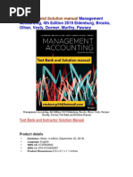 Management Accounting, 4th Edition 2019 Eldenburg, Test Bank