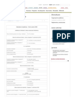 Universidad Nacional de Quilmes - Calendario Académico 2020 - Calendario Académico 2020 PDF