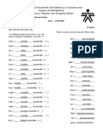 Evidence-Regular and Irregular Verbs Worksheet 3