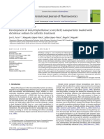 Development of Iron/ethylcellulose (Core/shell) Nanoparticles Loaded With Diclofenac Sodium For Arthritis Treatment