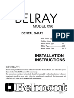 Belmont Belray 096 Dental X-Ray - Installation Manual PDF