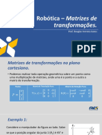 Robótica - Matrizes de Transformações