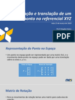 Robótica - Matrizes de Transformações Xyz