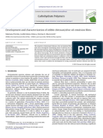 Development and Characterization of Edible Chitosanolive Oil Emulsion Films