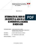 Informe Determinación de La Velocidad de Reacción