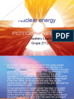 Nuclear Energy: Spataru Liliana Grupa 2112 C