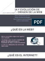 Historia y Evolución Del Internet-Origen de La Web