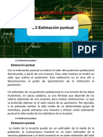 2.3 Estimación Puntual - Dr. Jose A. Sarricolea Valencia