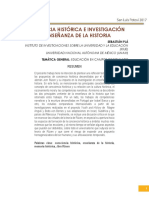 3.4 Sebastian Pla Conciencia Histórica e Investigación