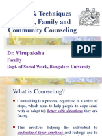 Process and Techniques of Counselling